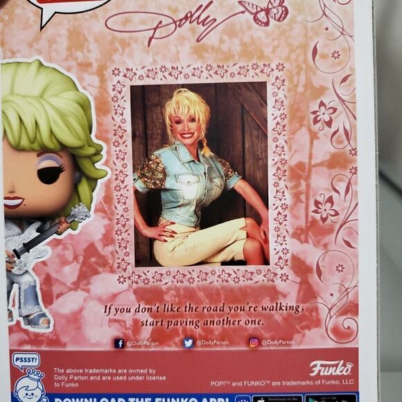 Funko Pop Rocks Dolly Parton #269 Funko Shop Exclusive In Soft EcoTEK Protector! - Picture 5 of 8